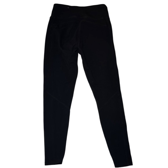 Tommy Hilfiger Sport Black Athletic Legging Size Small Logo Calf - Picture 3 of 9